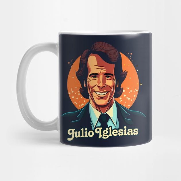 Julio Iglesias // Retro Style Fan Design by DankFutura